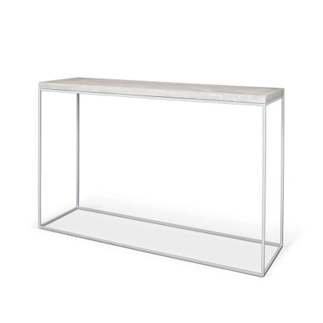 CONSOLA CEMENTO BLANCO STONE