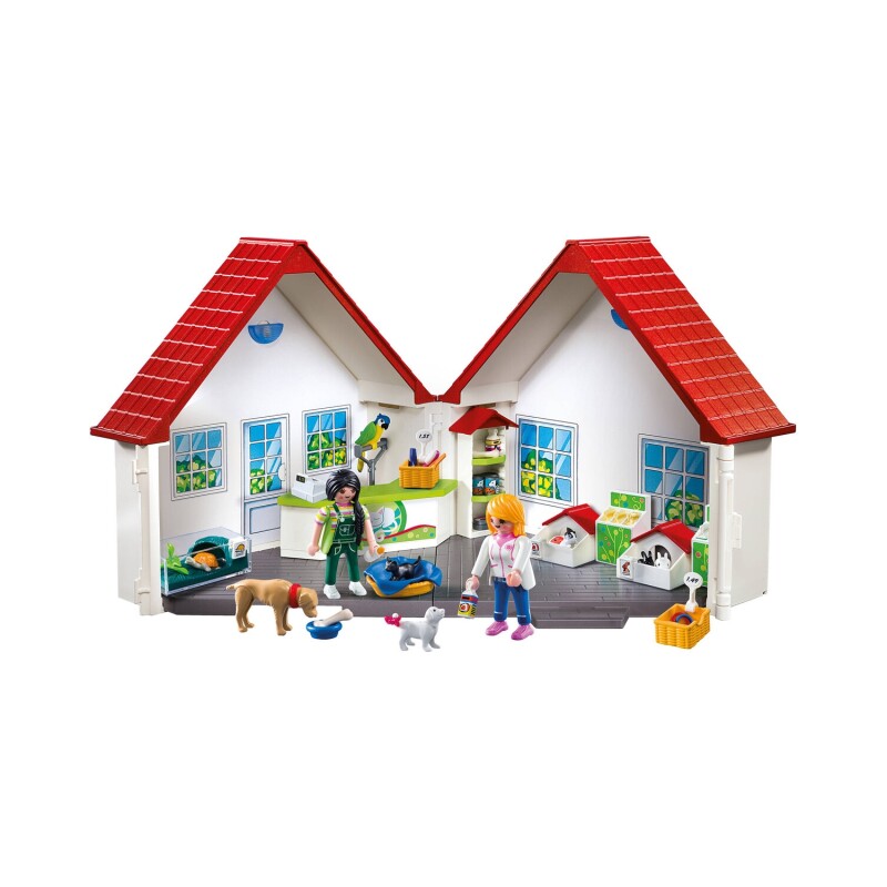 Playmobil City Life tienda de mascotas en maletín 85 piezas Playmobil City Life tienda de mascotas en maletín 85 piezas