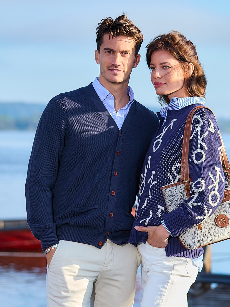 Cardigan Bautista - Azul 