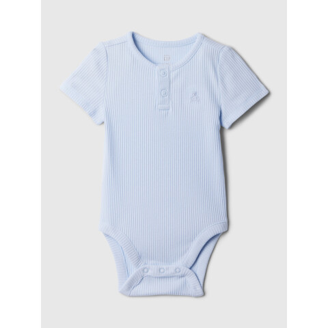 SS HNLY RIB BS BICOASTAL BLUE
