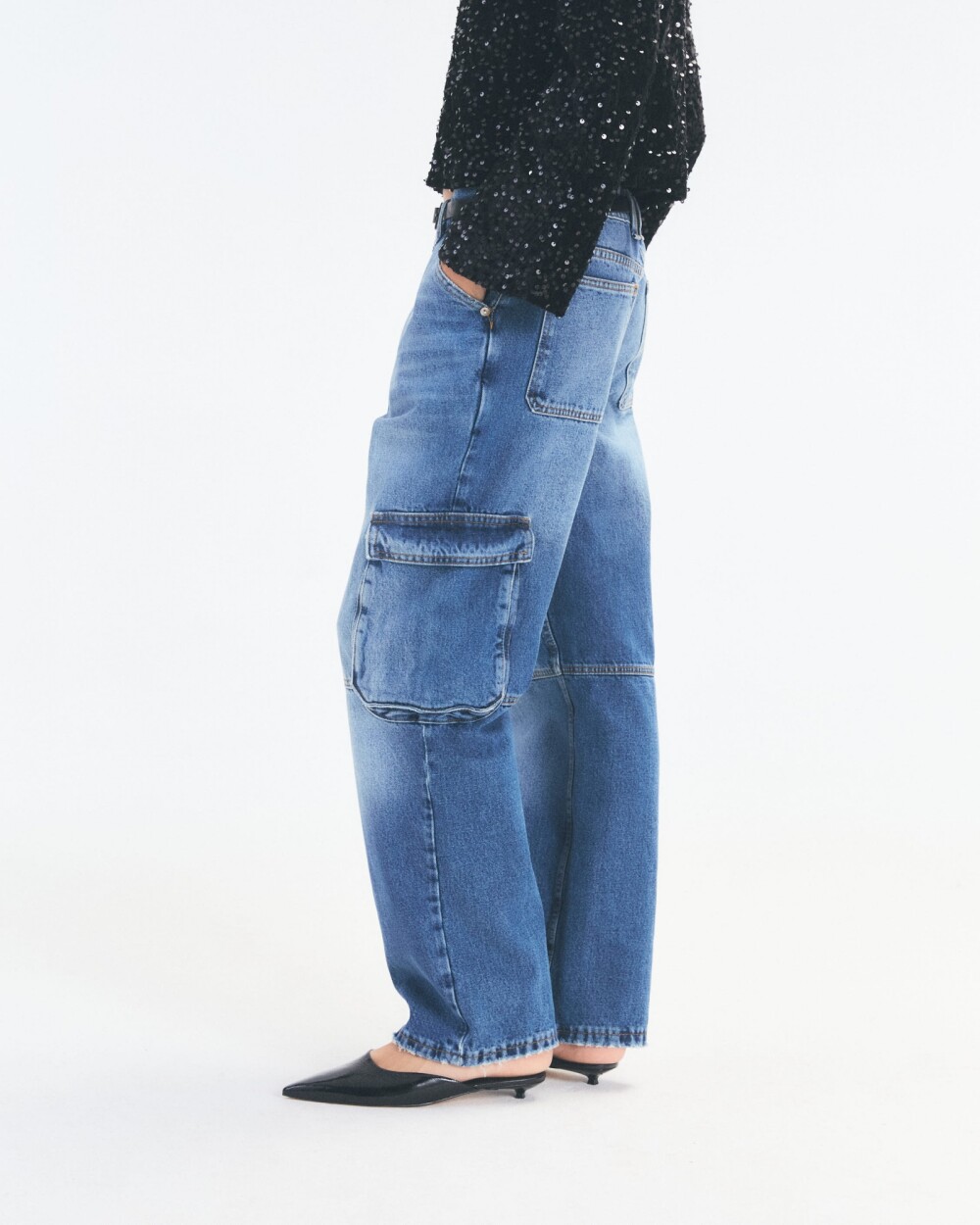 Denim Cargo Azul