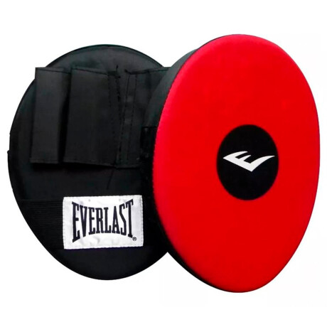 Foco Escudo Everlast Original Boxeo Mma Entrenamiento Negro/Rojo
