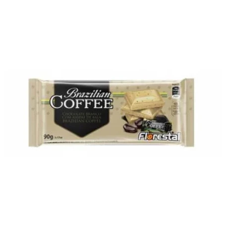CHOCOLATE FLORESTAL BRAZILIAN COFEE BLANCO TABLETA 80GRS UNIDAD CHOCOLATE FLORESTAL BRAZILIAN COFEE BLANCO TABLETA 80GRS UNIDAD