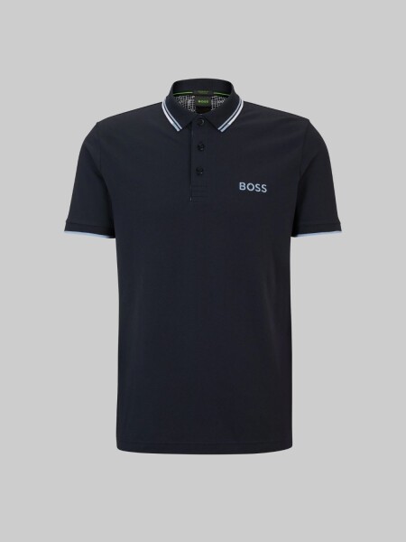 BOSS -Remera polo de algodón, regular fit, PADDY PRO Azul