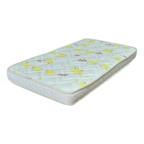 Colchón cuna de espuma alta densidad 130 x 70 x 10 BLANCO