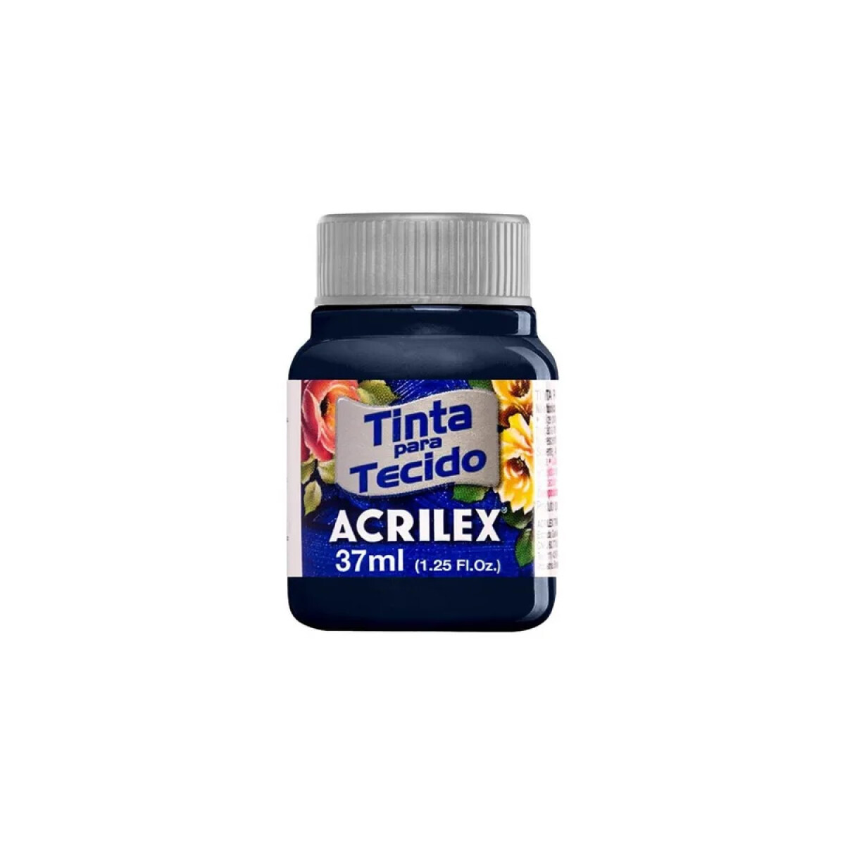 Pintura para Tela Acrilex Mate 37 ml (Tonos Azules) - 544 Azul Marino 