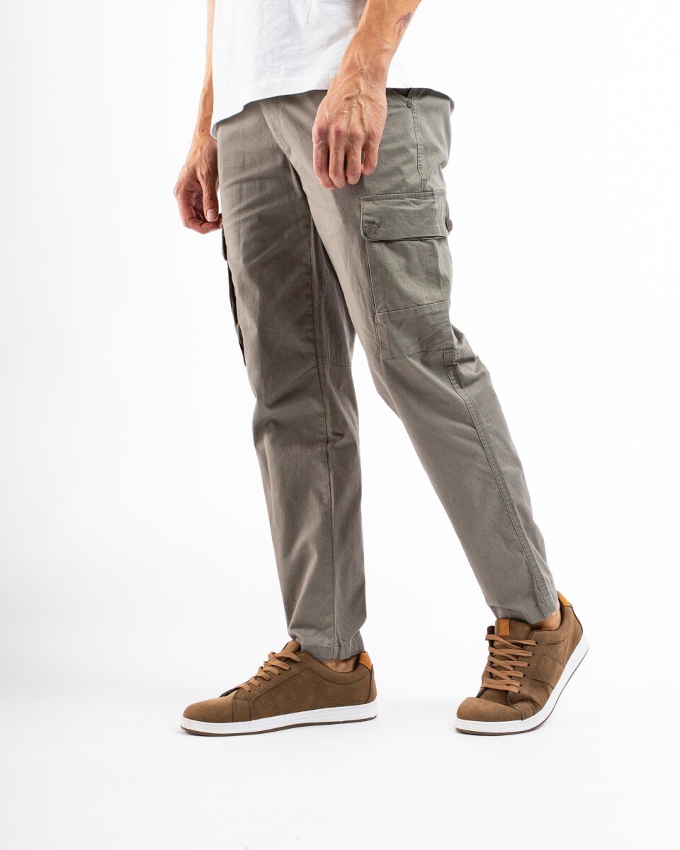 Pantalon Cargo Slim Copenhague 30 - Militar 