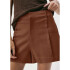 SHORTS FEM MARROM