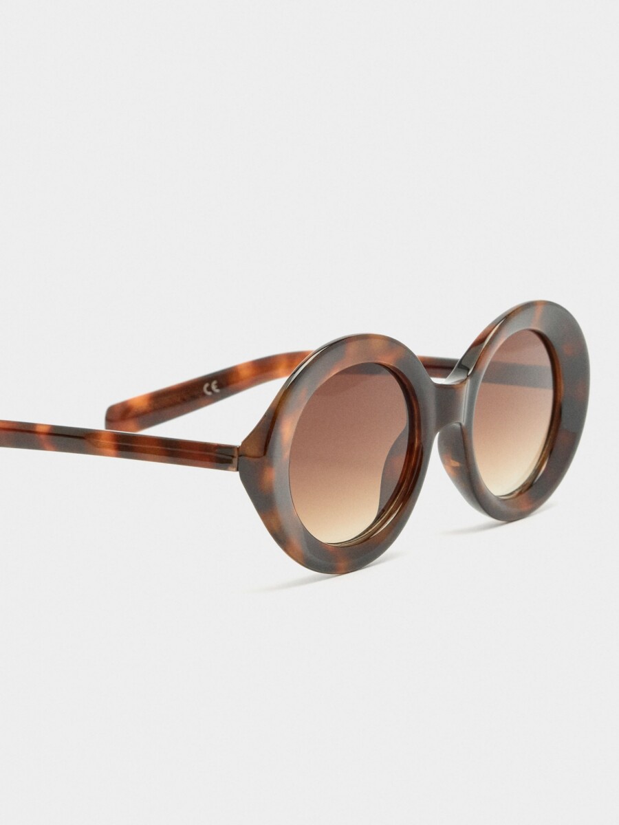 Gafas De Sol Redondas marron