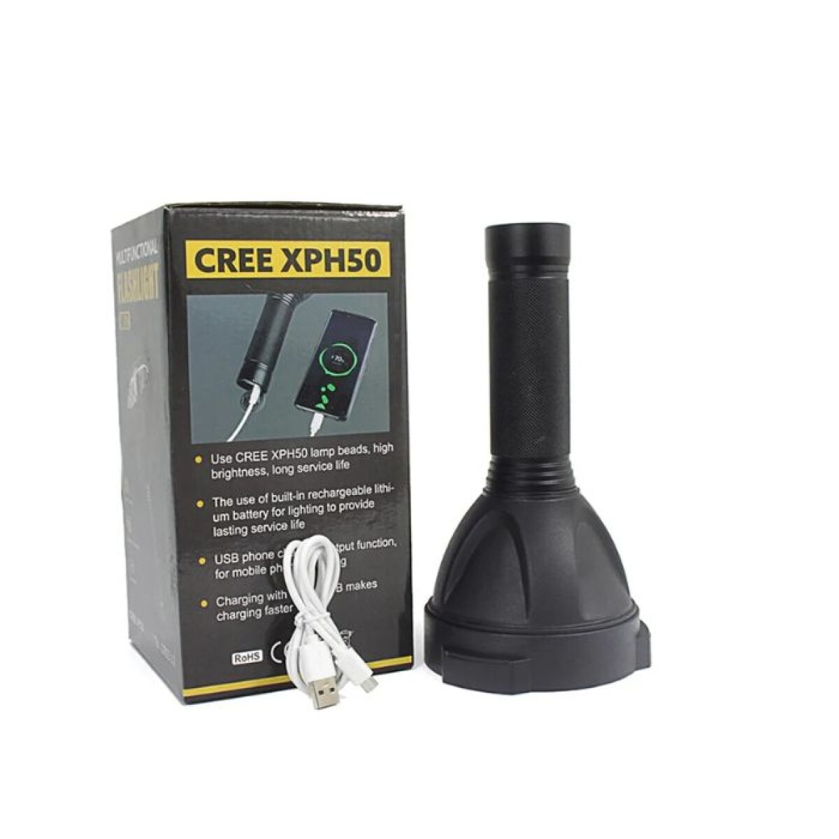 Linterna Táctica Recargable 