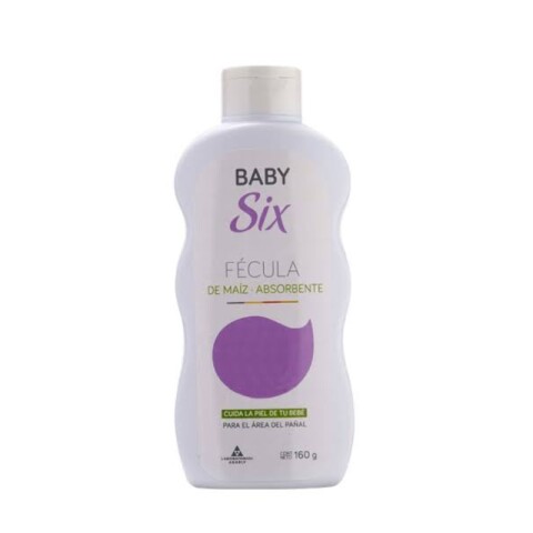 Baby Six fécula de maíz absorbente 160g SALE! Baby Six fécula de maíz absorbente 160g SALE!