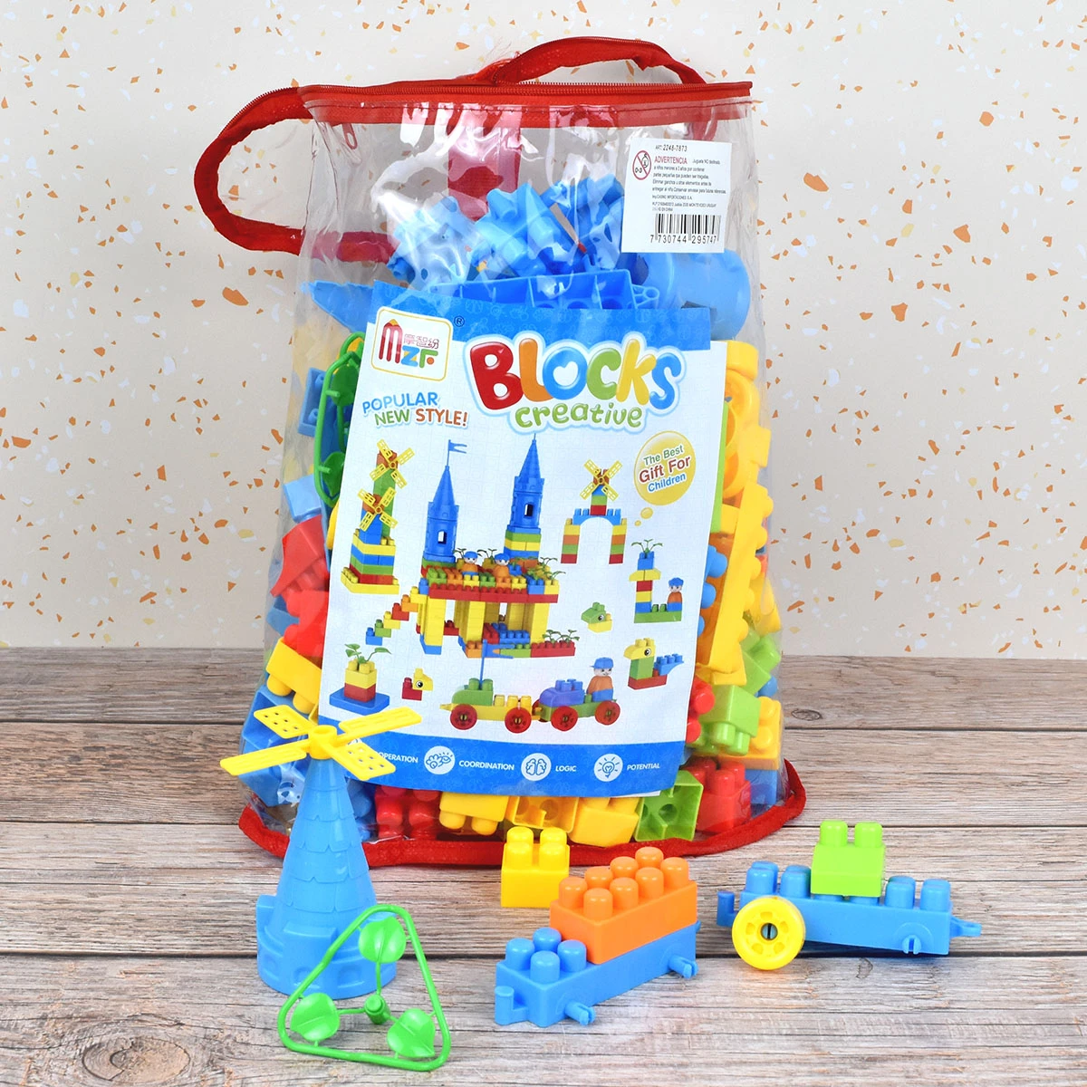 Bloques para armar - 200 piezas 