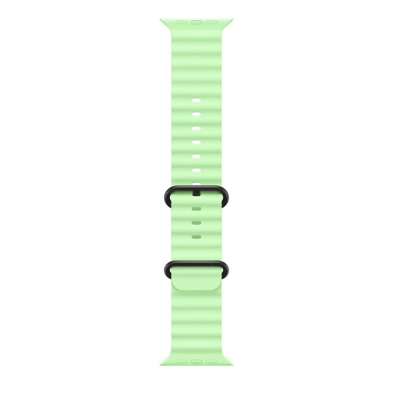 Malla Apple Watch 49mm Black Ocean Band Neo Green Black Ti MGCL4AM/A Malla Apple Watch 49mm Black Ocean Band Neo Green Black Ti MGCL4AM/A