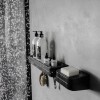 Jabonera de baño para pared con adhesivo Blanco