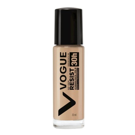 Base Líquida Vogue Resist Mate FPS18 N°03 Porcelana 30ml Base Líquida Vogue Resist Mate FPS18 N°03 Porcelana 30ml