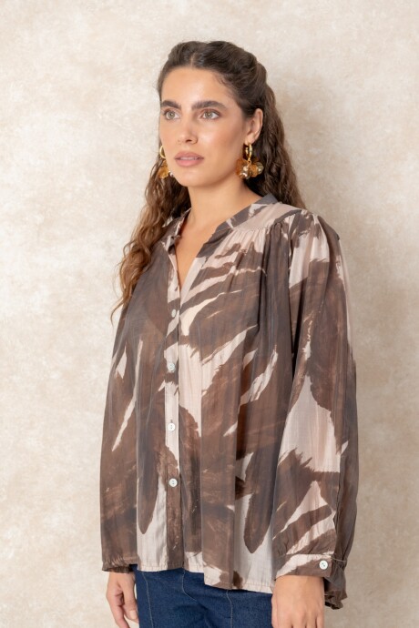 CAMISA BELMA Chocolate