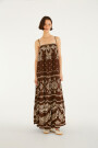 VESTIDO LARGO Marron