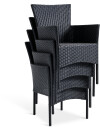 Silla apilable AIDT negro Silla apilable AIDT negro