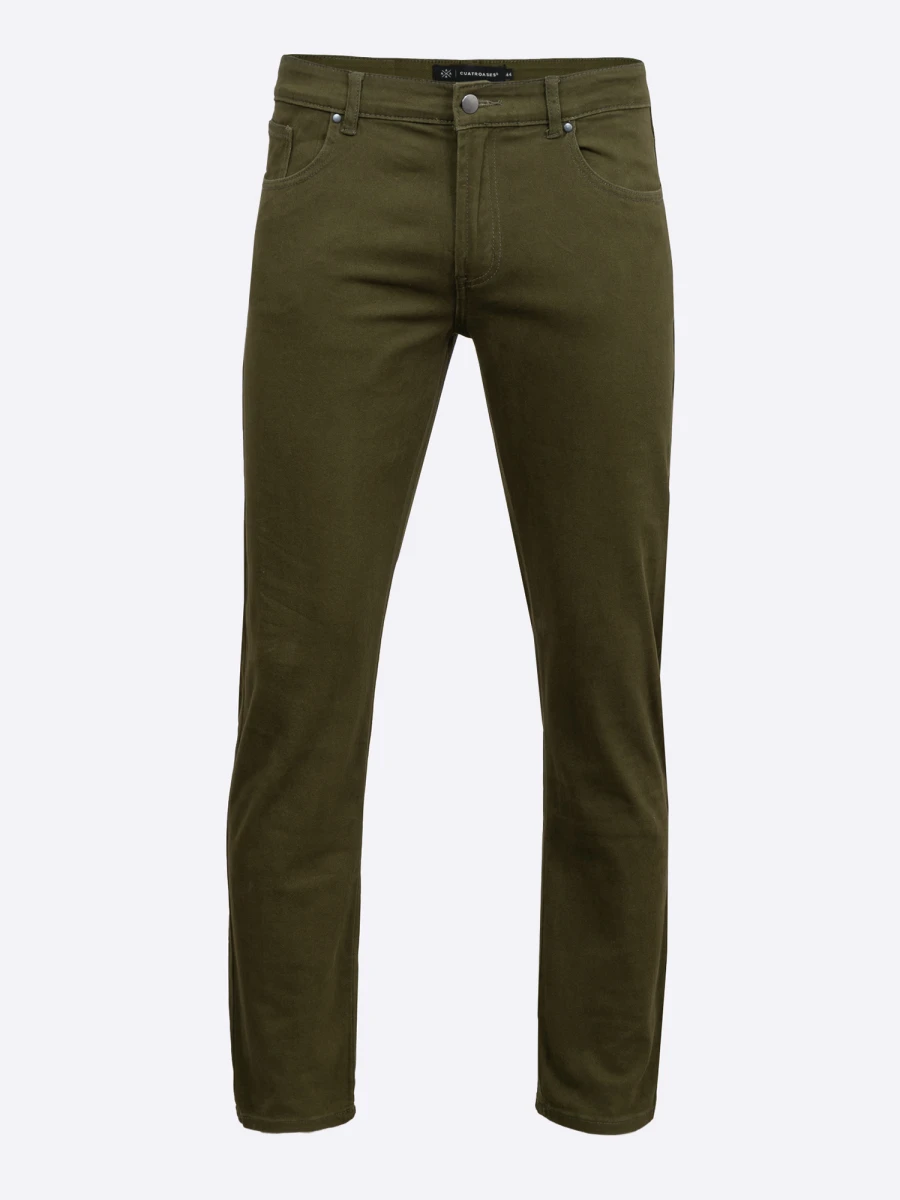 Pantalon color - verde 