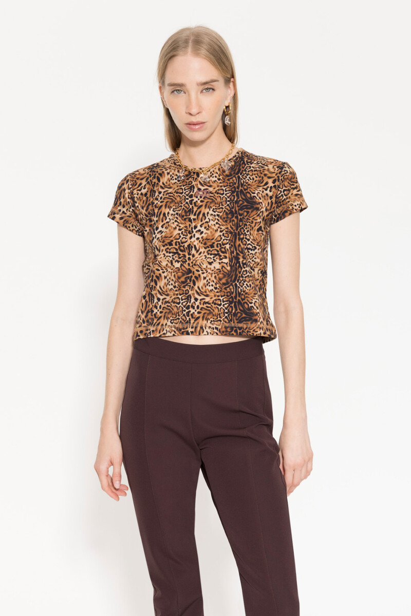 Remera Cairo Leopardo