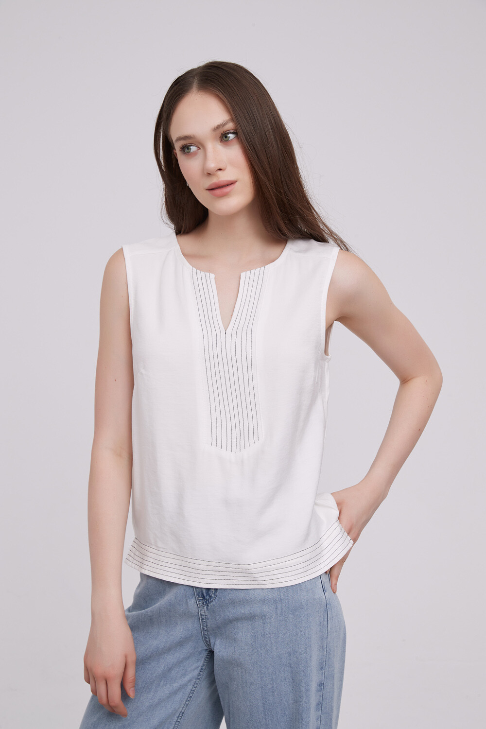 Musculosa Dayna Marfil / Off White