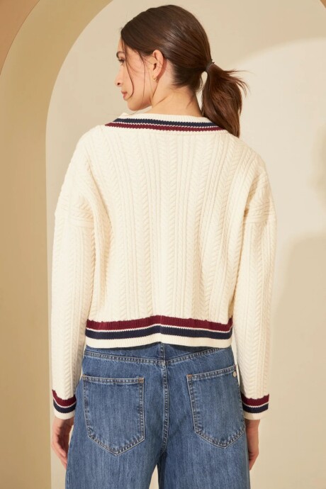 CARDIGAN BERYL CRUDO