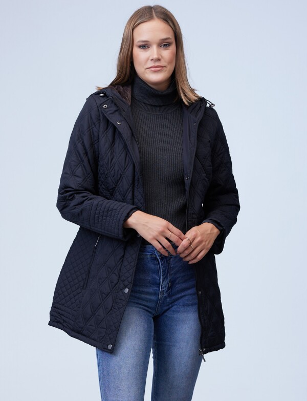 Campera Capitoneada NEGRO