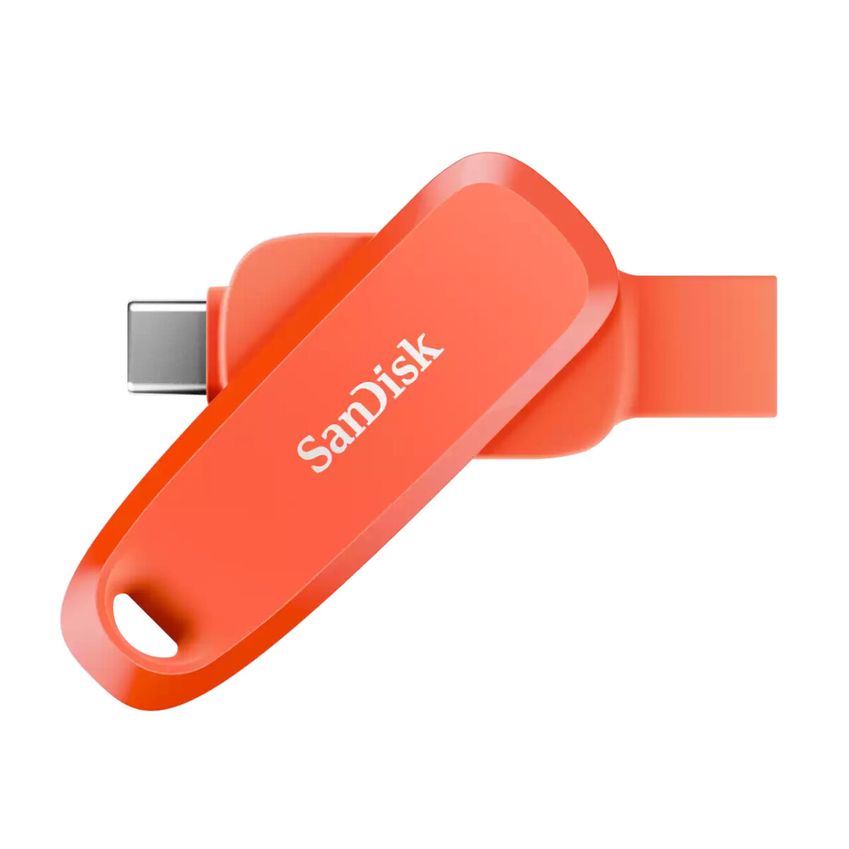 t Pendrive SanDisk Phone Drive USB-C y USB 128GB Naranja 