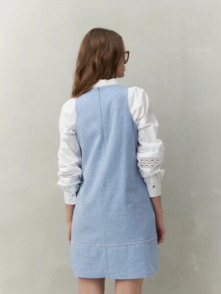 VESTIDO D.CASSIN MARLON CELESTE