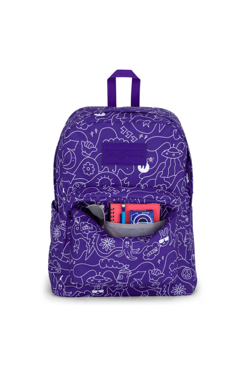 Mochila Superbreak Plus Dub Doodle Purple