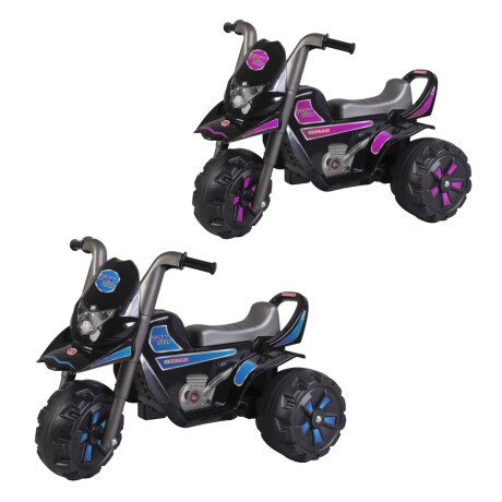 Moto a Bateria para Niños Fox Dark Negra con Detalles Steticos 001