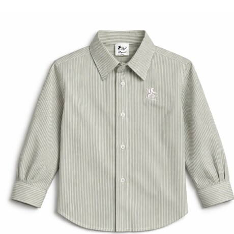 Camisa De Niño Rayas Verde