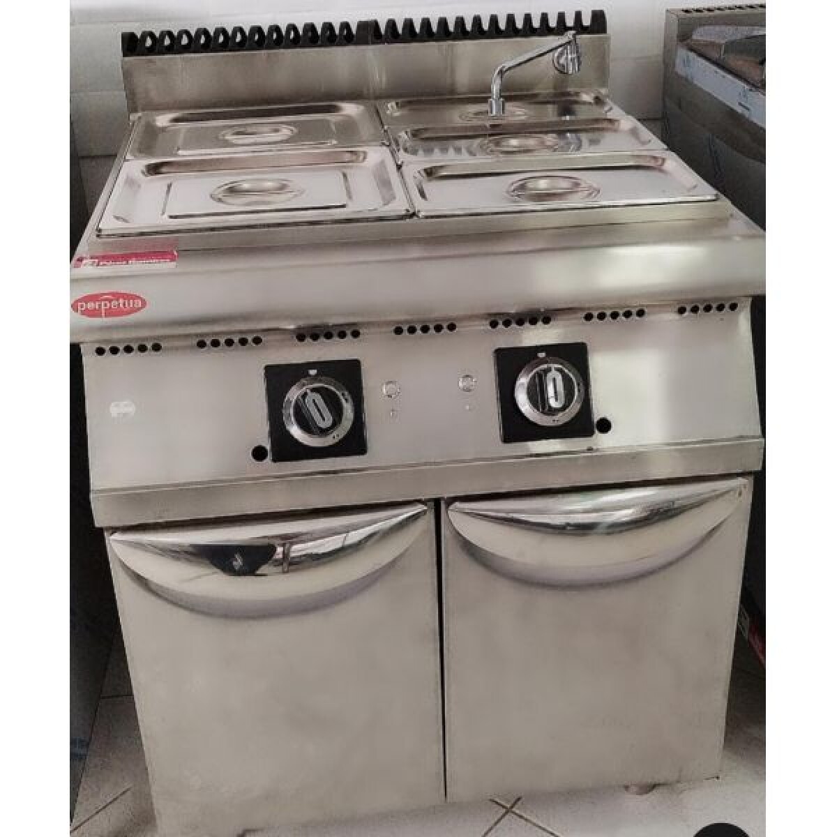 Anafe Baño Maria a Gas Con Gabinete Perpetua 