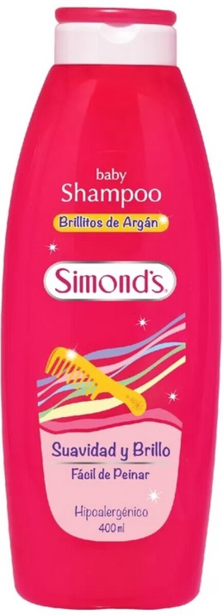 SHAMPOO SIMONDS BABY 400 BRILLITOS DE ARGAN 