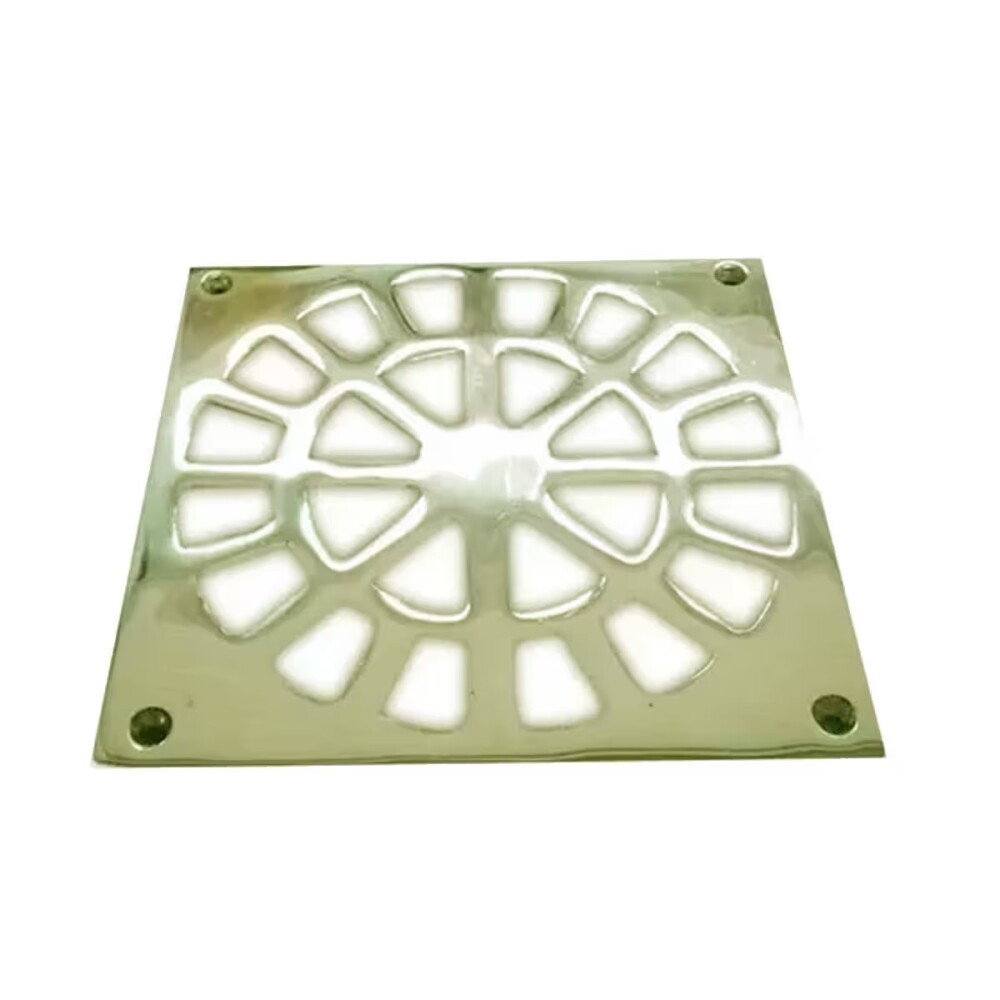 Rejilla bronce pulido reposición reja 10x10 cm Rejilla Bronce Pulido Reposición Reja 10x10 Cm