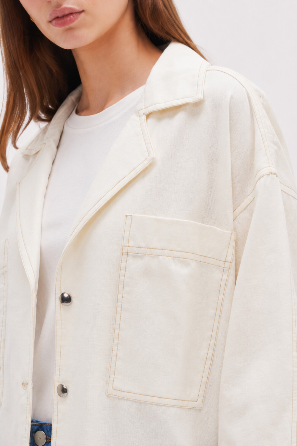 Sobrecamisa Brelin Marfil / Off White