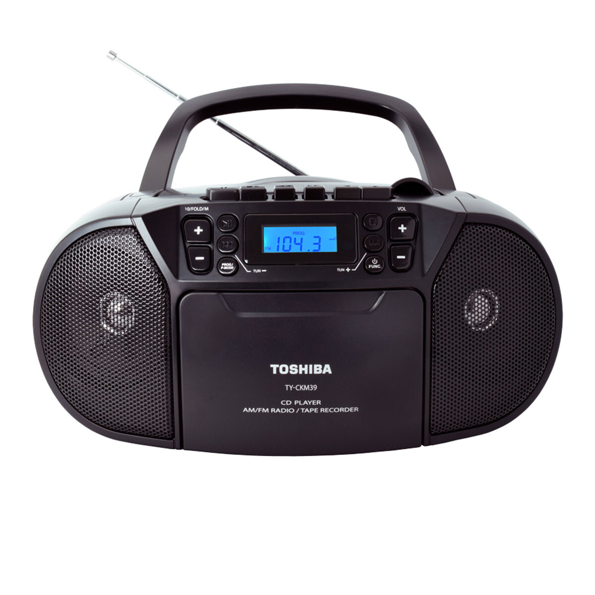 Radio Amfm Cassette Toshiba Ckm39 Negro 
