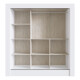 Placard Ropero 3 Puertas Corredizas Dormitorio Marrón