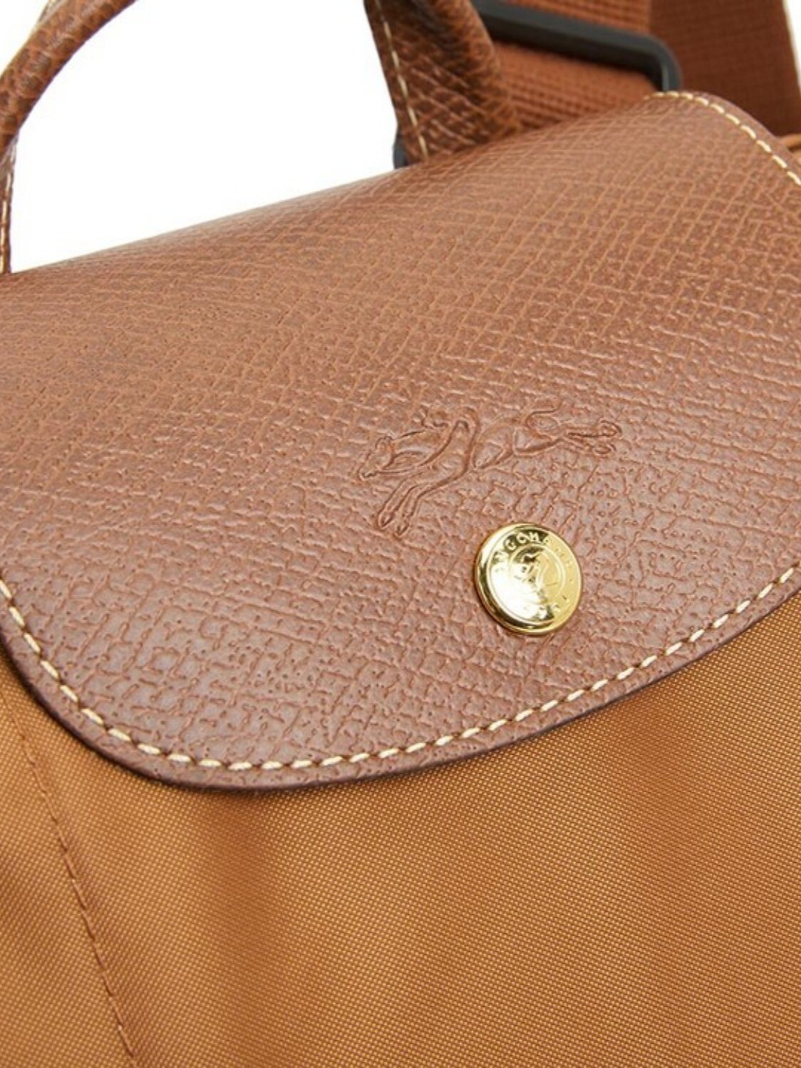 LONGCHAMP - LE PLIAGE ORIGINAL, MOCHILA M Marrón