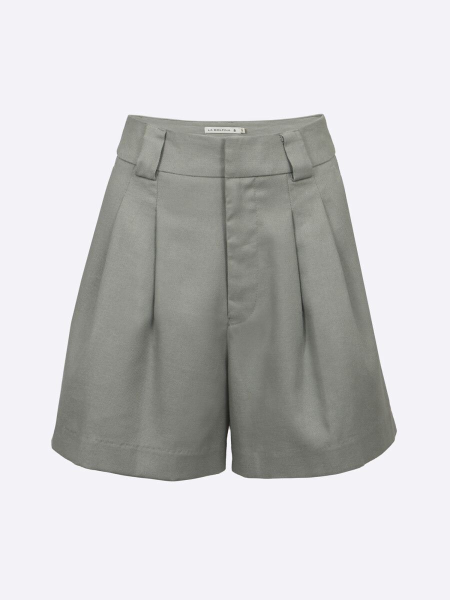 Short lino sastrero - verde 