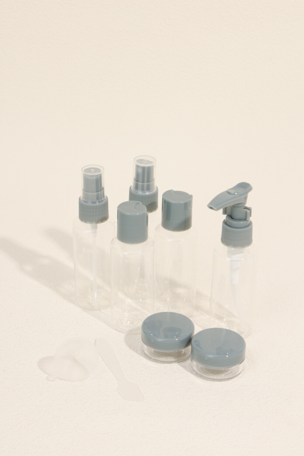 Set De Viaje 9 Un. Gris