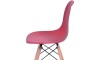 Silla Eames DKR - Base En Madera Rojo