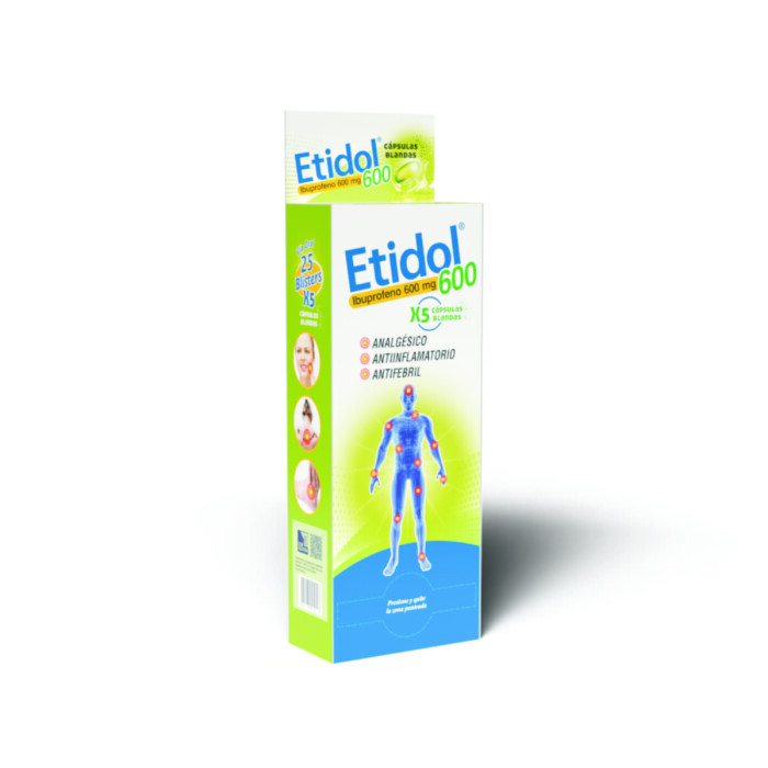 ETIDOL 600 MG EXHIB. X 25 BLISTERS única