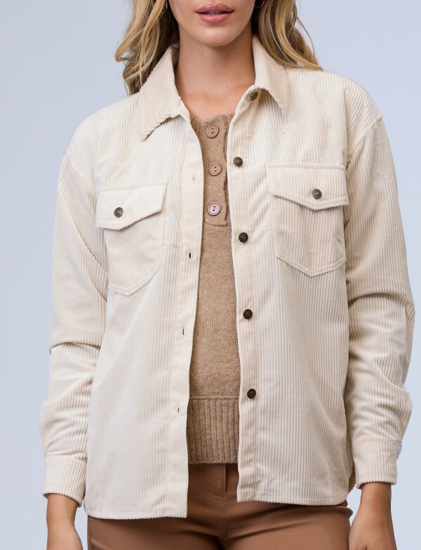 Sobrecamisa Corderoy CRUDO