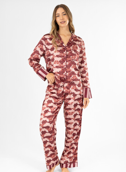 Pijama frida mariposas Rosa antique