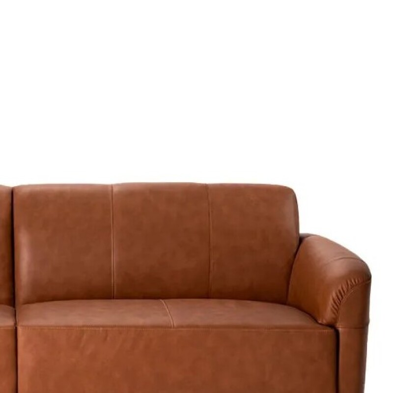 SOFA 2 CUERPOS - 100% CUERO - MODELO MARBELLA - COLOR MARRON CLARO SOFA 2 CUERPOS - 100% CUERO - MODELO MARBELLA - COLOR MARRON CLARO