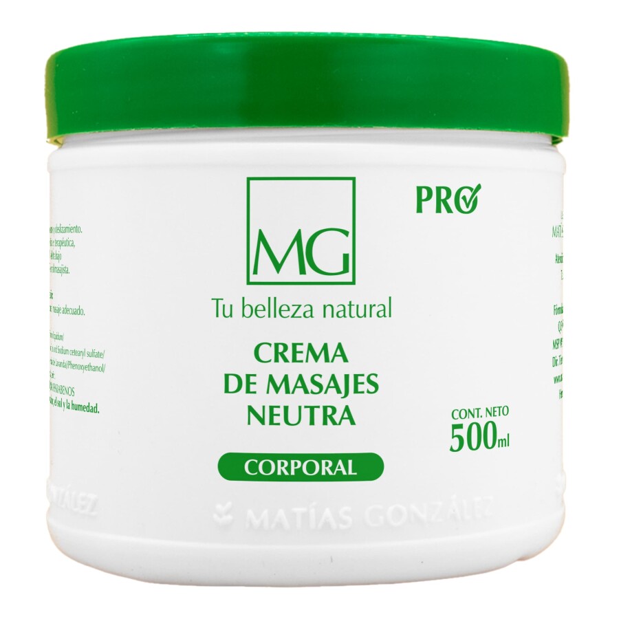 Crema de Masajes Neutra (500cc) Crema de Masajes Neutra (500cc)