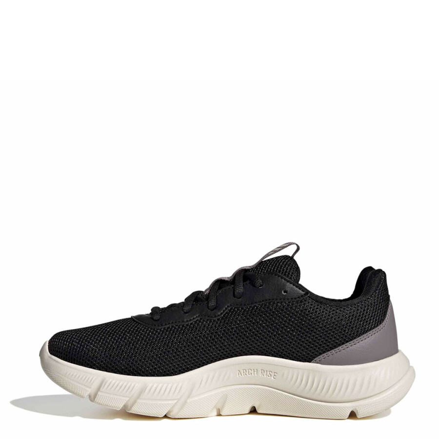 Championes de Mujer Adidas Cloudfoam Flex Negro - Rosado Viejo