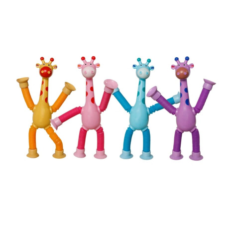 Figuras Flexibles y Extensibles Alldoro Jirafa Amarilla