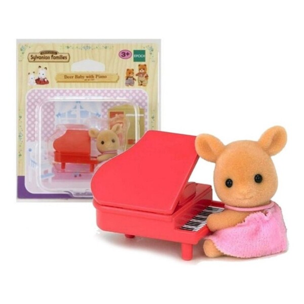 Sylvanian Families Ciervo Bebe Con Piano Juguete Infantil Sylvanian Families Ciervo Bebe Con Piano Juguete Infantil